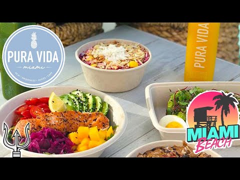 THE BEST BOWLS IN MIAMI! *PURA VIDA CAFE* - HEALTHY &amp; INCREDIBLE! | DELICIOUS &amp; NUTRITIOUS