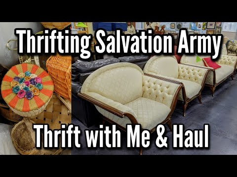 Thrifting at The Salvation Army Thrift Store | Shop with Me &amp; My Haul | Thrifting in 2023