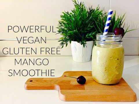 Powerful Vegan Gluten Free Mango Smoothie