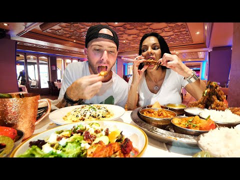 Indian Food MUKBANG 16+ Indian Dishes with Nina Unrated | Coconut Grove, Florida