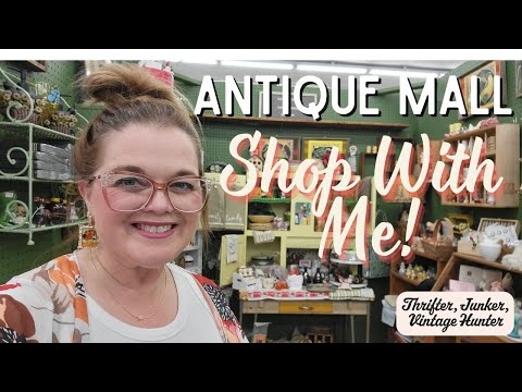 What A Fun Place! | Antique Mall Shop With Me | Buying &amp; Selling Vintage and Antiques!