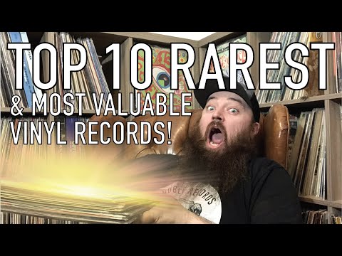Top 10 RAREST &amp; Most Valuable Vinyl Records in my Collection!