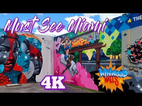 Must see in Miami | Wynwood Walls in 2 mins | Wynwood Walls 4K Walk
