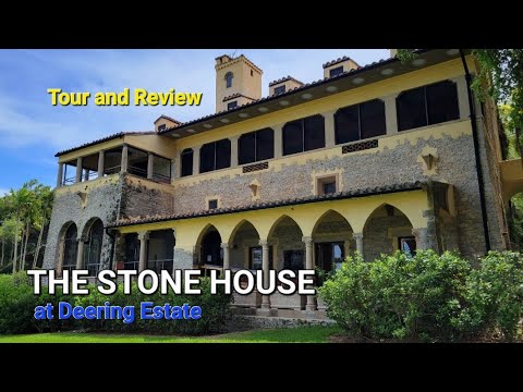 The Elegant Stone House - Charles Deering Estate at Cutler Tour Review #miami #deering