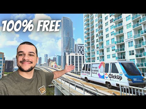 My Experience on Miami’s FREE Metromover! | Riding All 3 Loops!