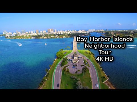 Bay Harbor Islands in 4K | Miami | Florida | Neighborhood Tour