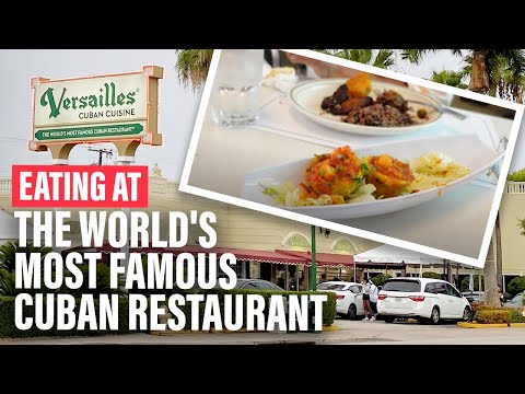 Eating at The World&#039;s Most Famous Cuban Restaurant | Versailles Miami